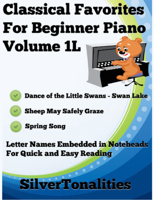 Book cover for Classical Favorites for Beginner Piano Volume 1 L Sheet Music
