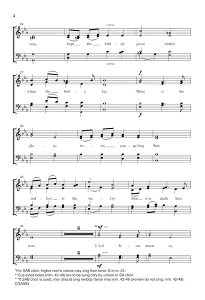 Thine Is the Glory - Choral Score