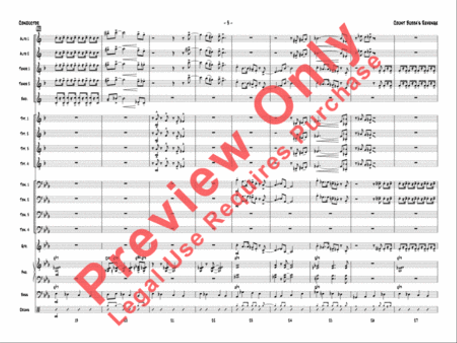 Count Bubba's Revenge Count Bubba's Revenge Jazz Ensemble scores gallery preview page 6