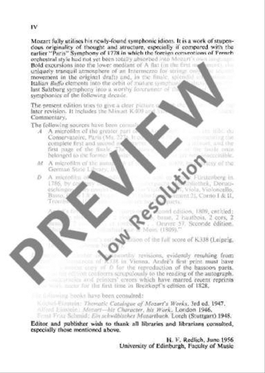 Symphony No. 34 C major Symphony No. 34 C major Orchestra scores gallery preview page 5