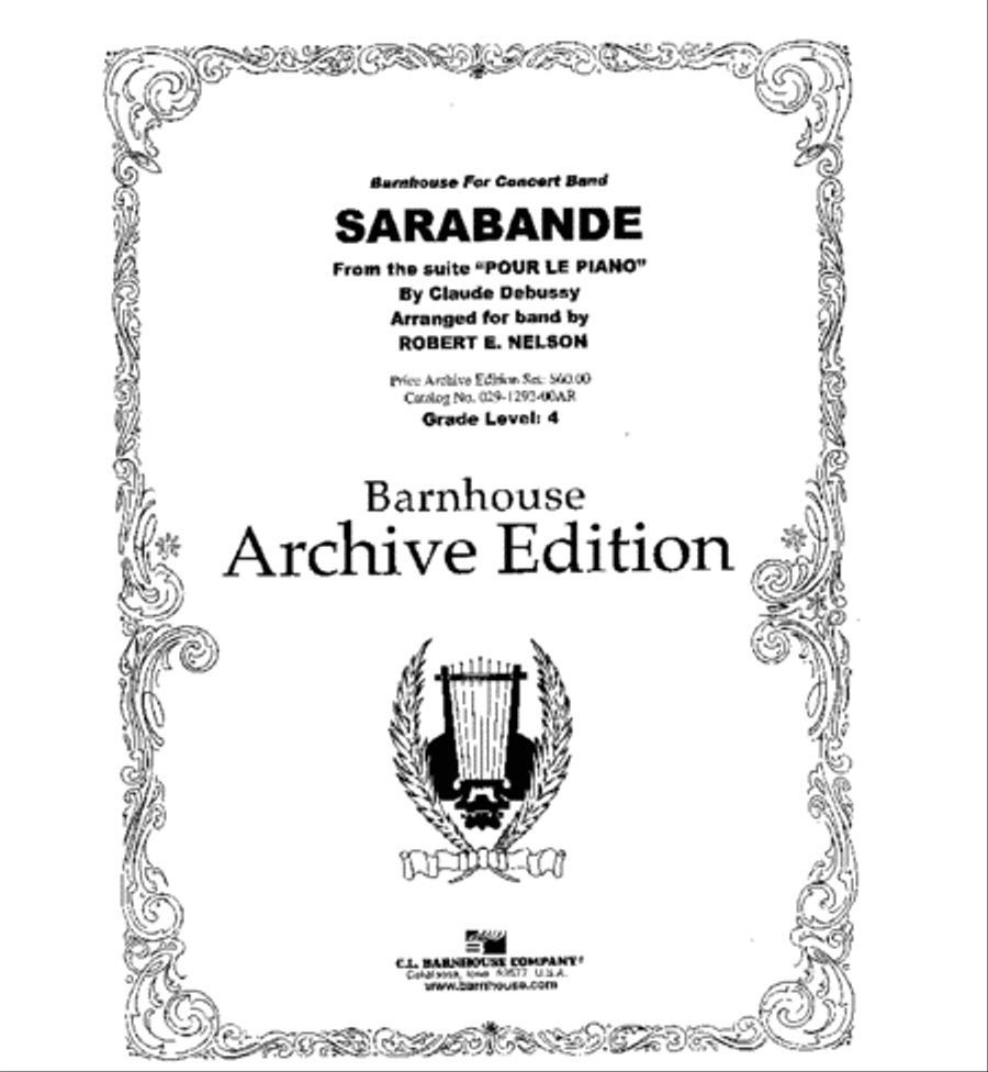 Sarabande Concert Band scores gallery preview page 2