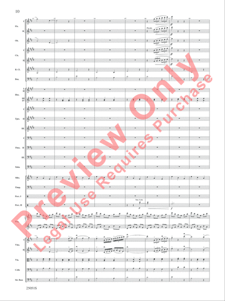 Concert Suite from Harry Potter and the Goblet of Fire Concert Band scores gallery preview page 11