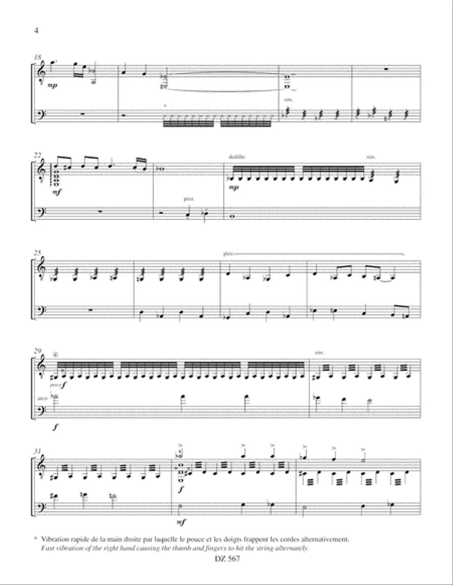 Lamento Lamento Double Bass scores gallery preview page 4