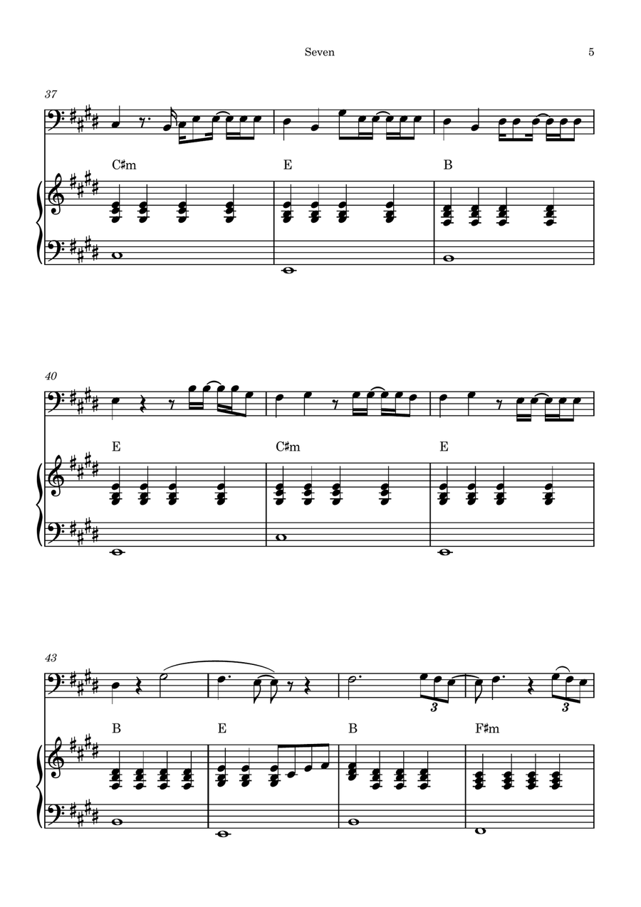 Seven Double Bass scores gallery preview page 5