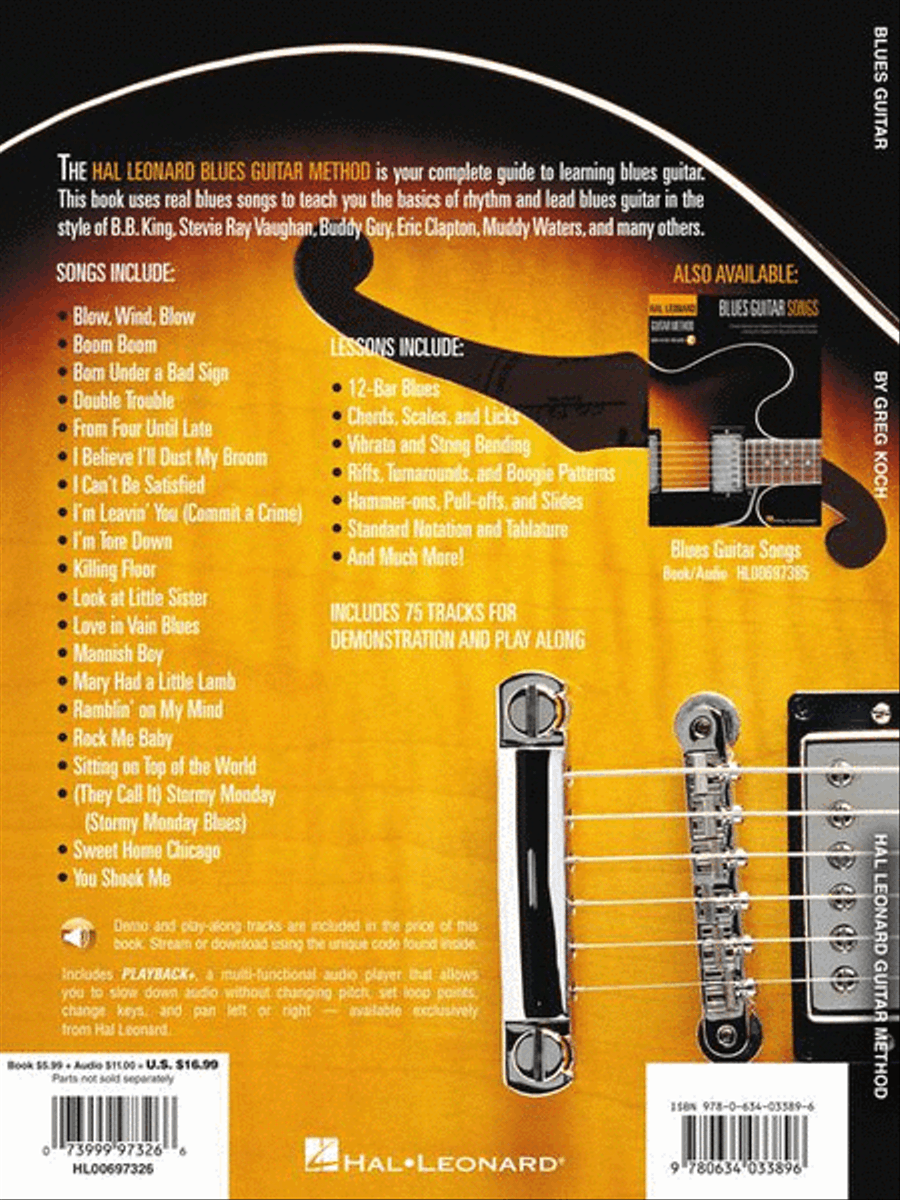 Hal Leonard Guitar Method – Blues Guitar Electric Guitar scores gallery preview page 9