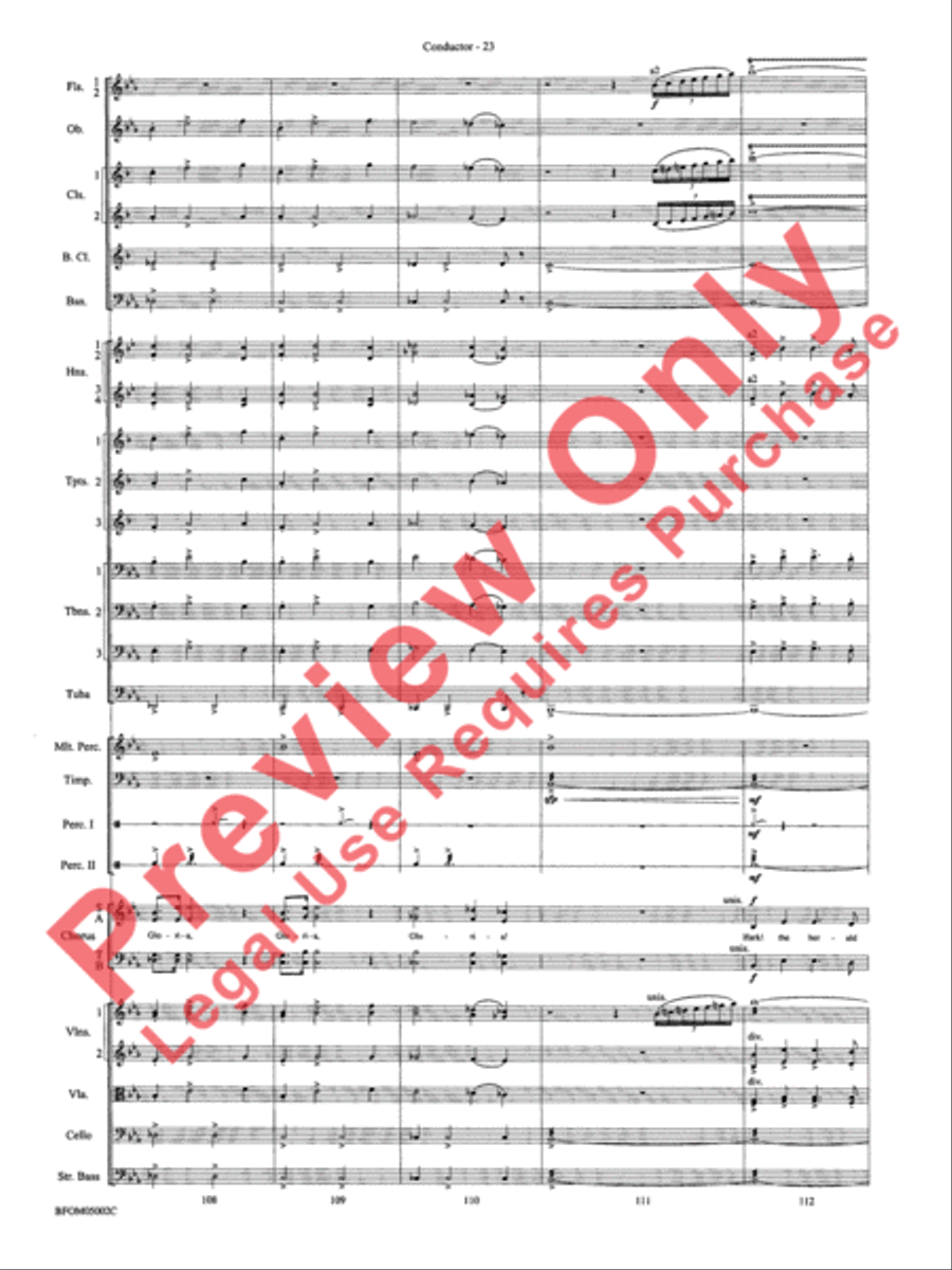 A Festival of Carols Full Orchestra scores gallery preview page 26