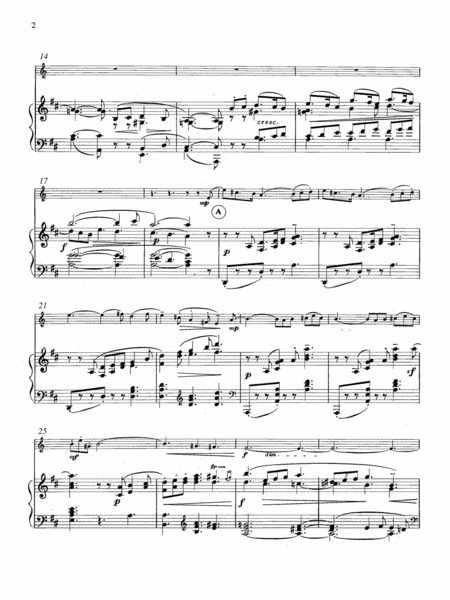 Lyrische Pastorale for Alto Clarinet (or Basset Horn) and Piano