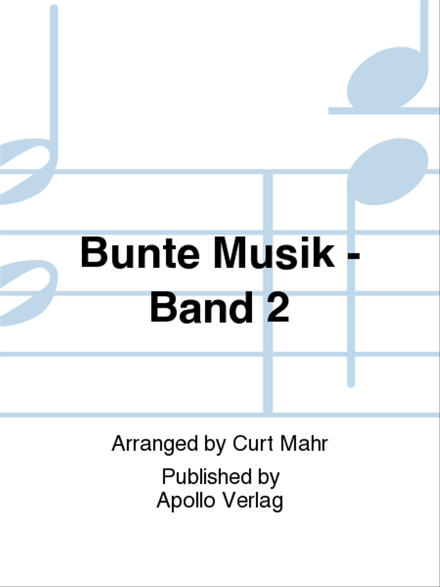 Bunte Musik Vol. 2 Accordion scores gallery preview page 1