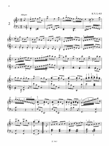 200 Sonate per clavicembalo (pianoforte) 1