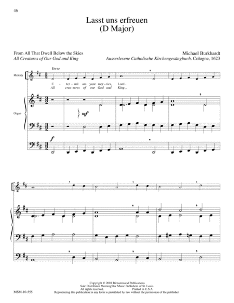 As Though the Whole Creation Cried, Volume 1 Organ scores gallery preview page 3