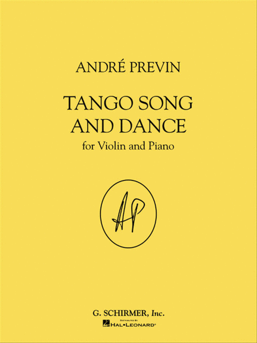 Tango Song and Dance Violin Solo scores gallery preview page 1