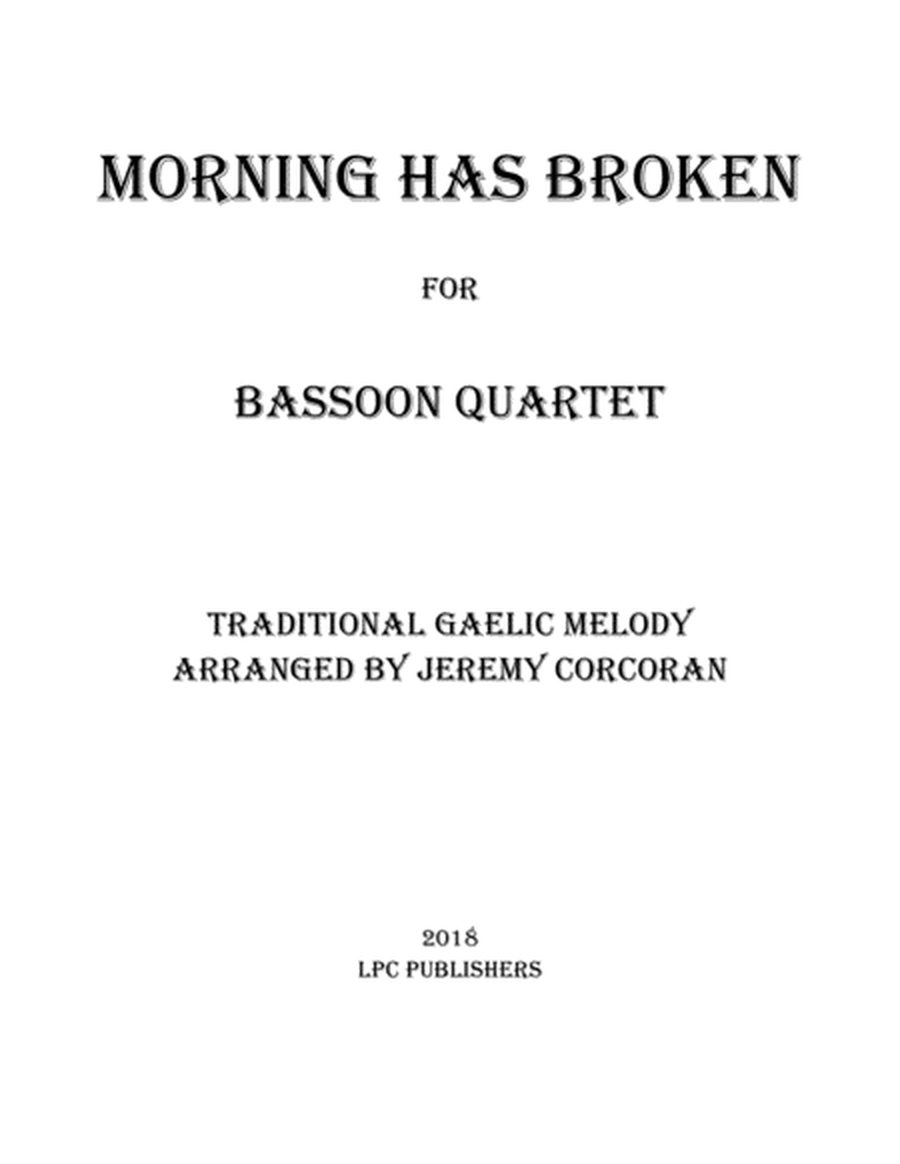 Morning Has Broken for Bassoon Quartet image number null