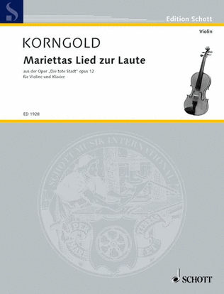 Book cover for Mariettas Lied zur Laute