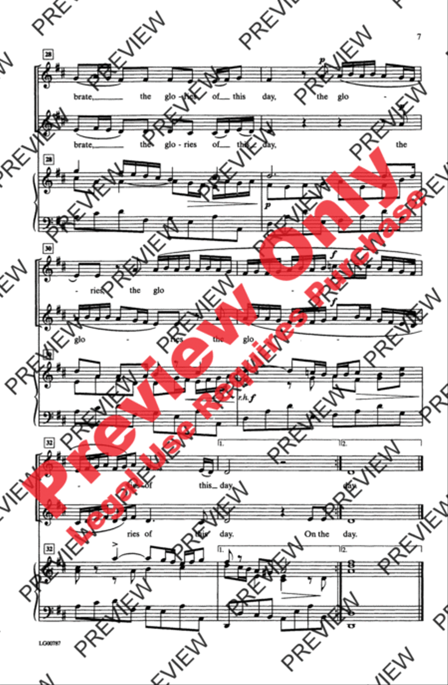 Sound the Trumpet Sound the Trumpet 2-Part scores gallery preview page 7