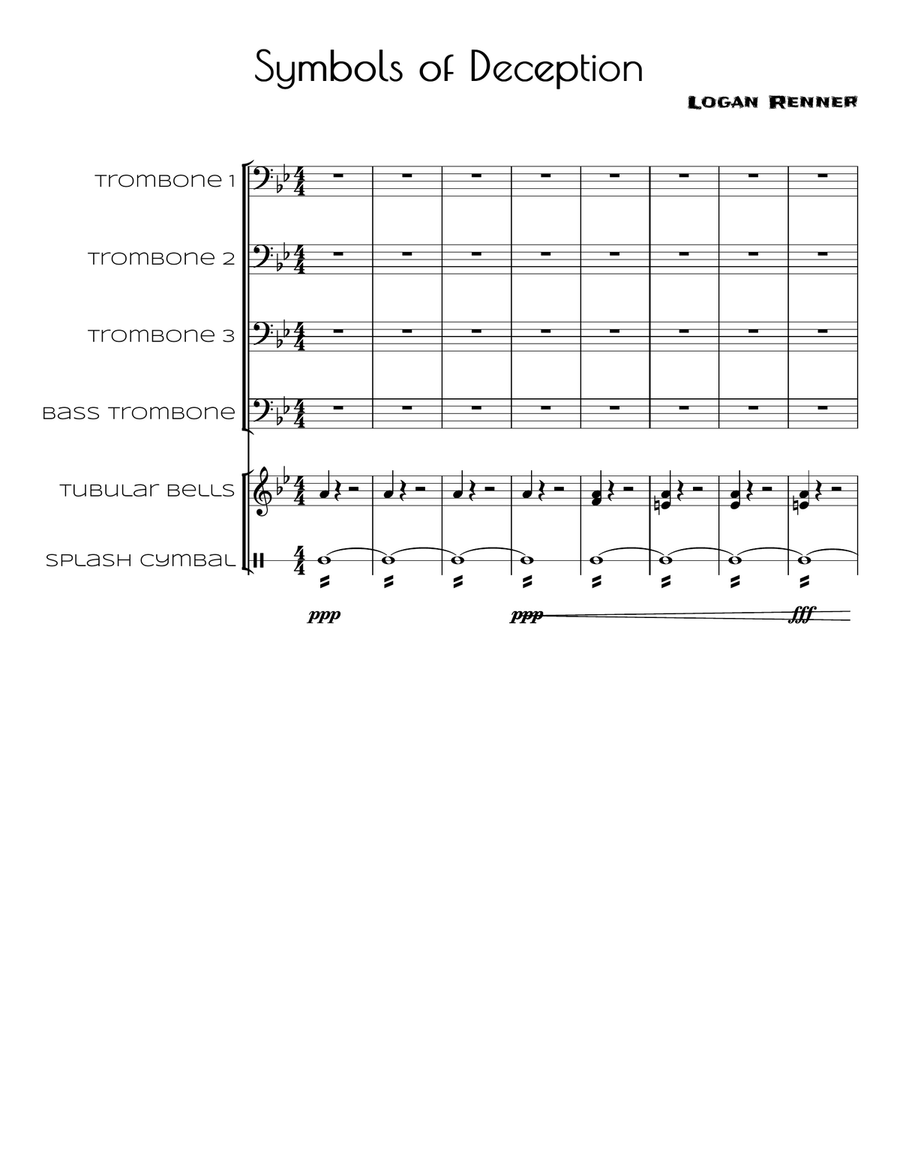 Symbols of Deception Symbols of Deception Trombone Solo scores gallery preview page 2