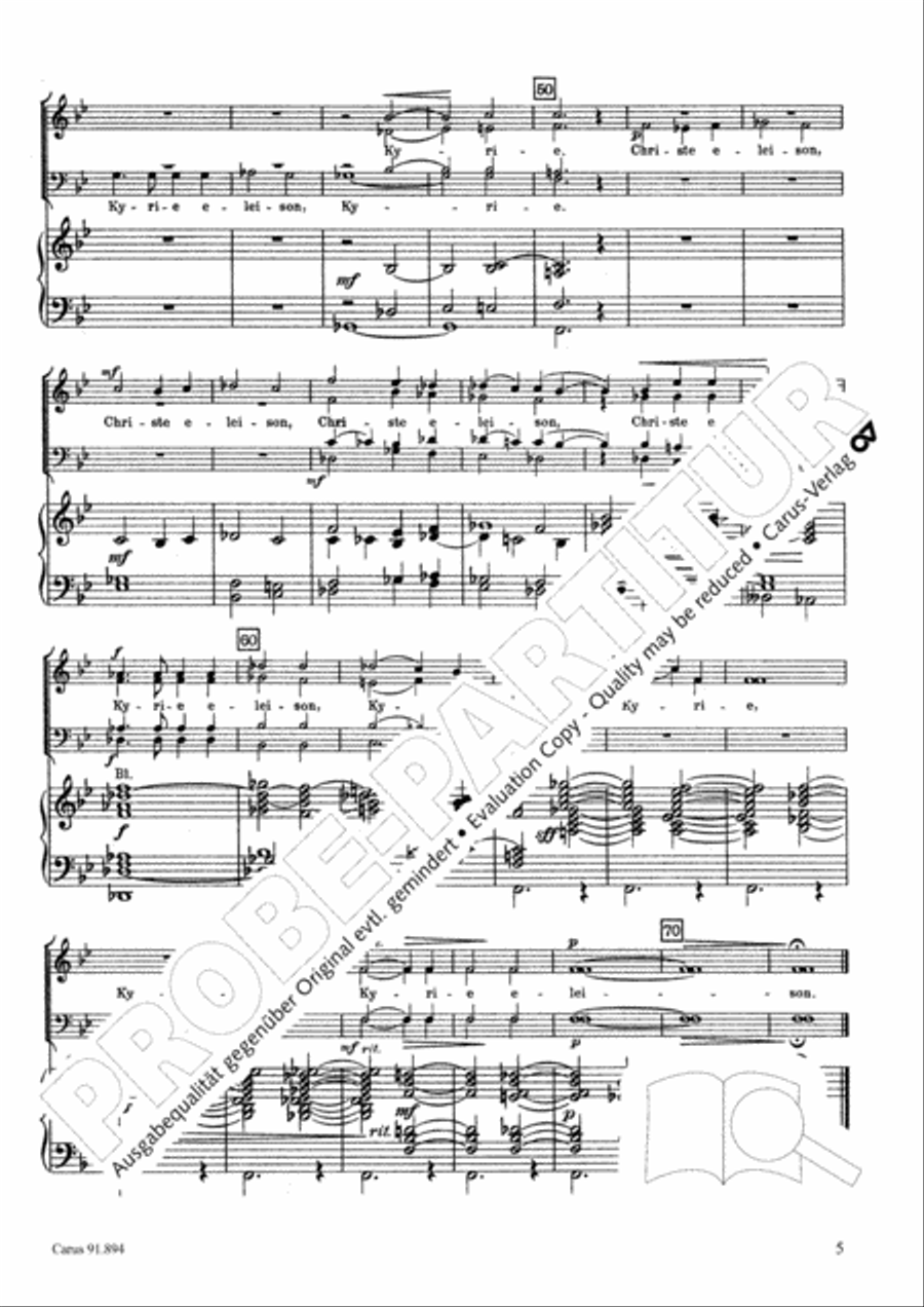 Requiem 4-Part scores gallery preview page 6