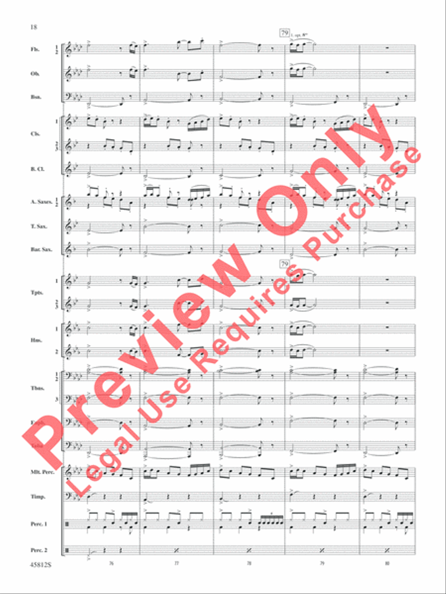 Suicide Squad Suicide Squad Concert Band scores gallery preview page 19
