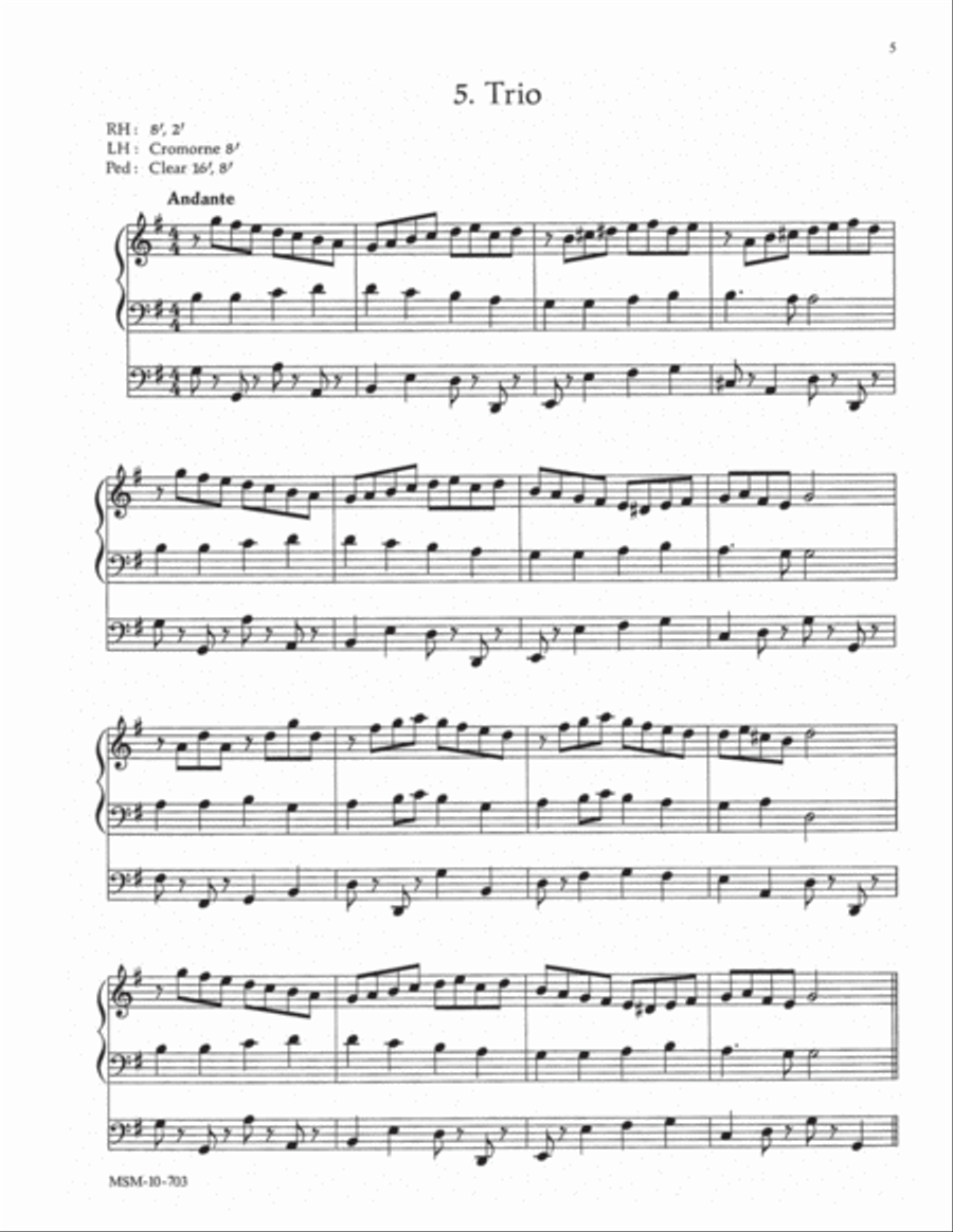 Partita on Hymn to Joy Organ scores gallery preview page 5