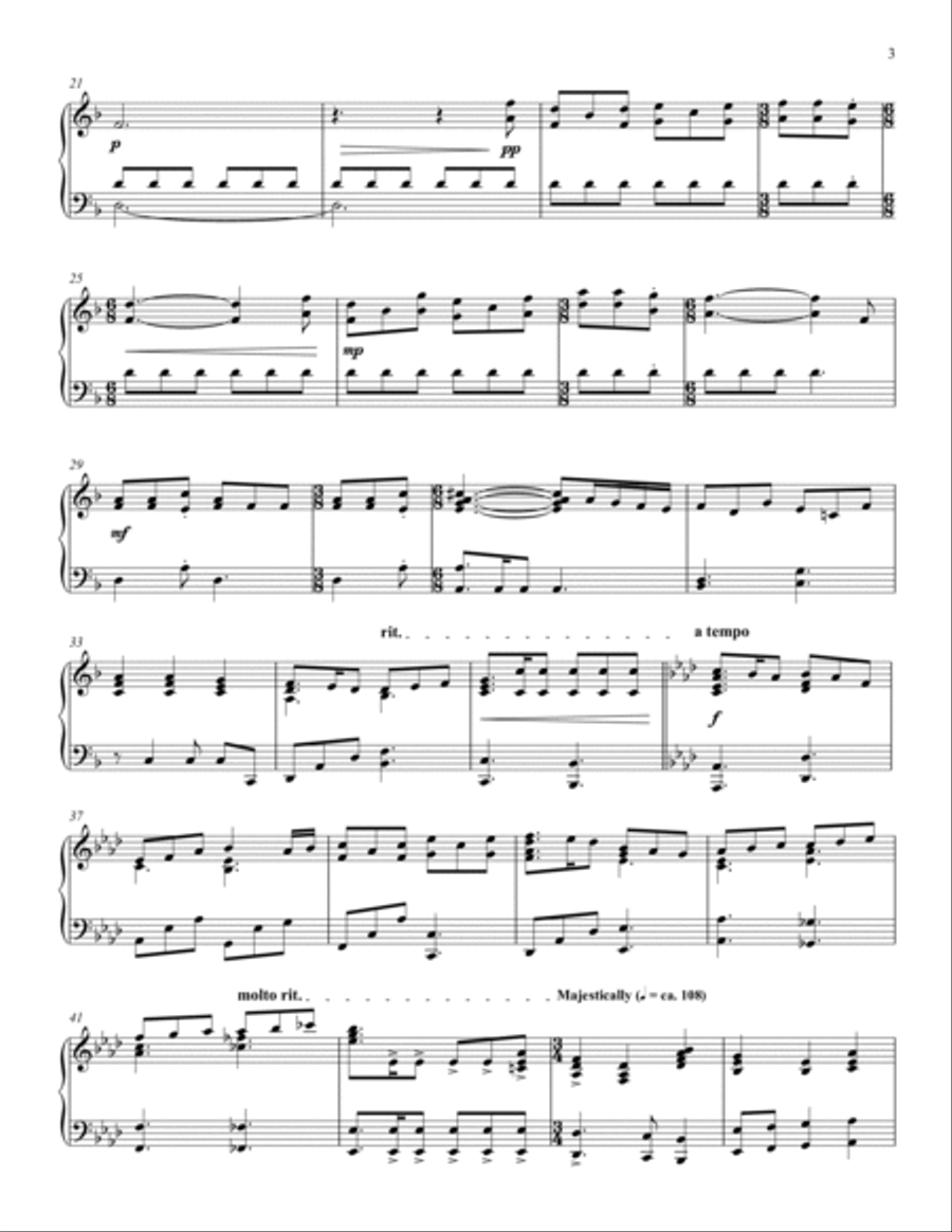 Softly and Tenderly Piano Hymn Collection Volume 1 Piano Solo scores gallery preview page 4
