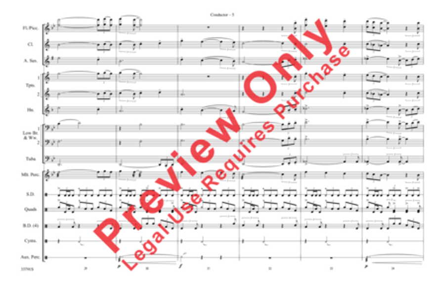 Open Arms Marching Band scores gallery preview page 6