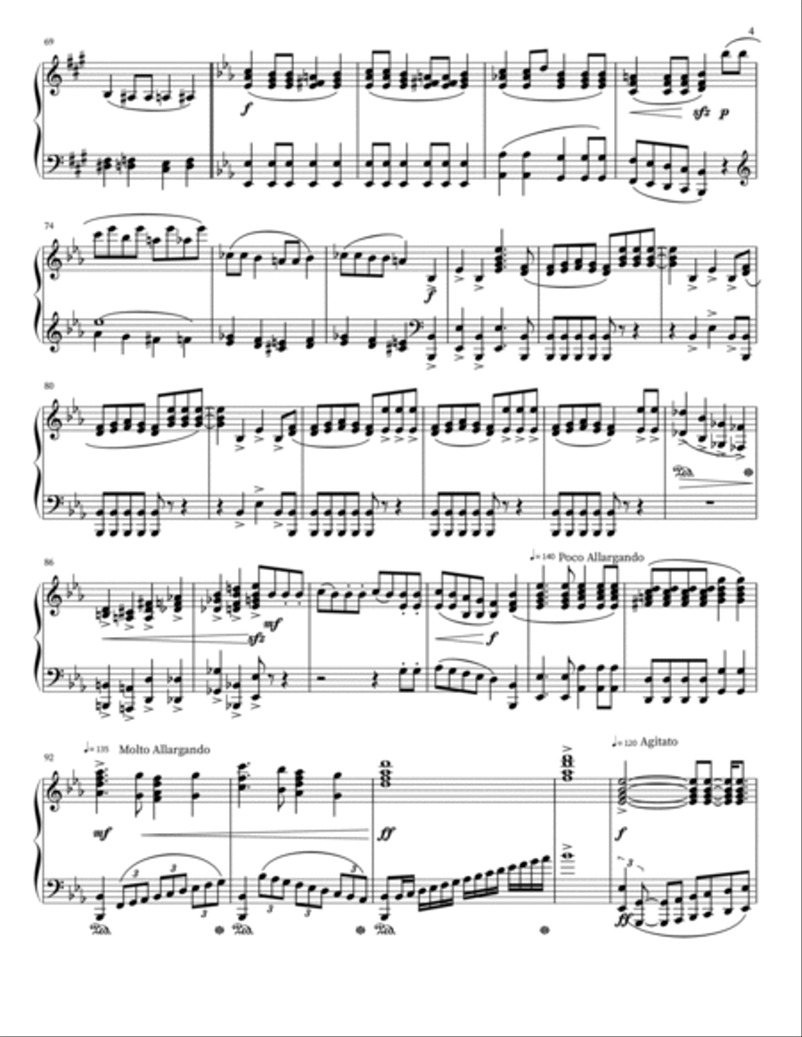Bohemian Rhapsody Piano Solo scores gallery preview page 4