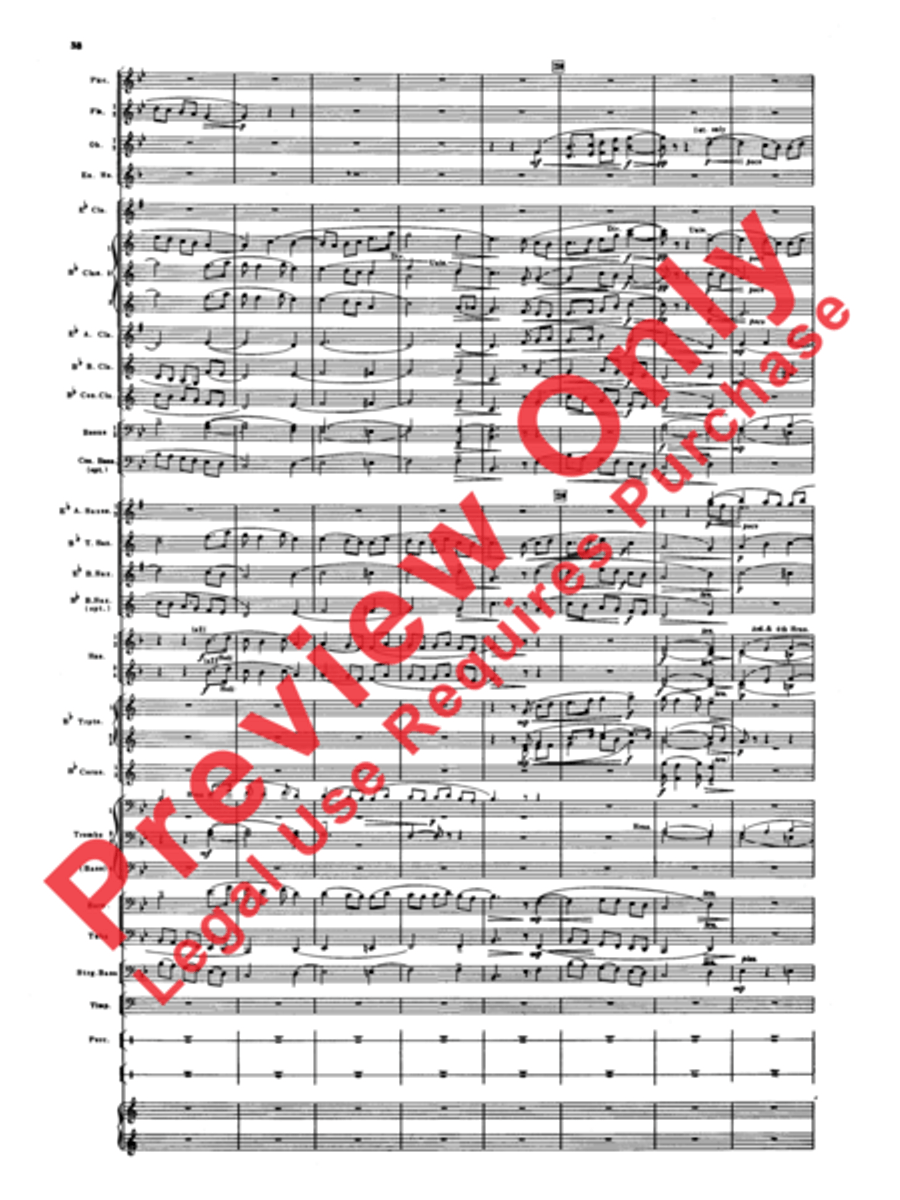 Armenian Dances, Part 1 Concert Band scores gallery preview page 39