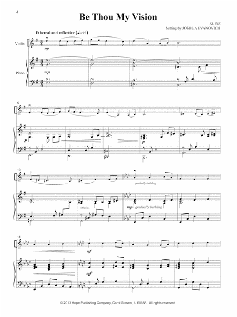 String Reflections Violin Solo scores gallery preview page 3