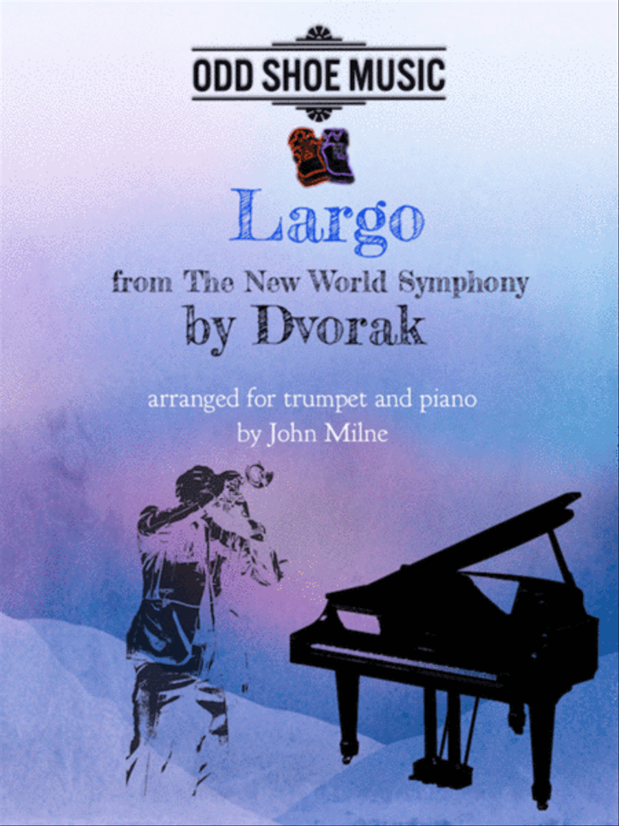 Largo from The New World Symphony arranged for trumpet and piano Trumpet Solo scores gallery preview page 1