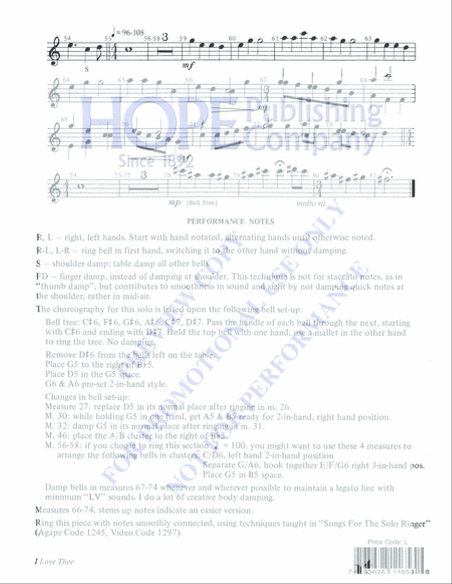 I Love Thee Percussion scores gallery preview page 8
