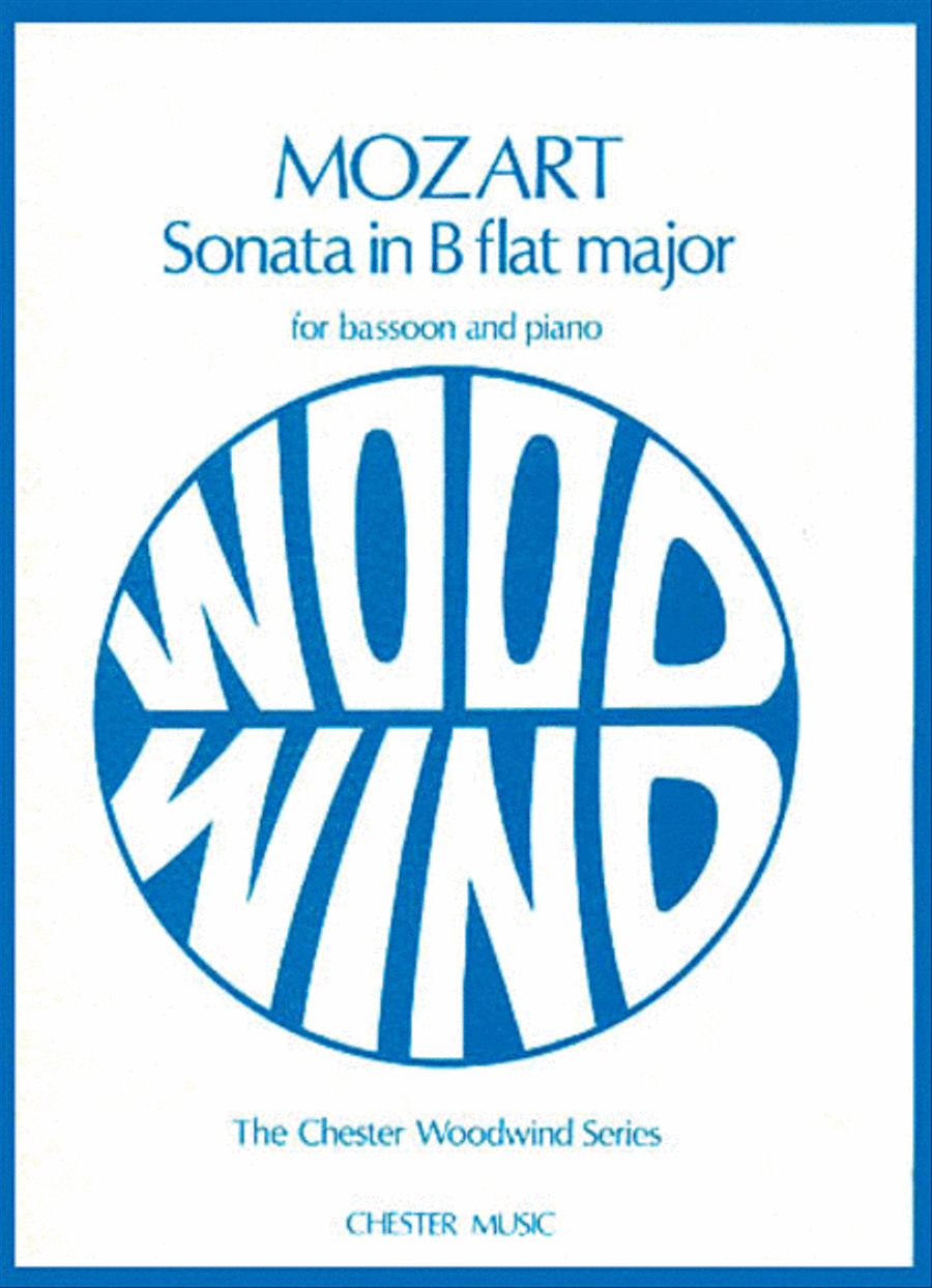 Sonata in B-Flat Major, K.292 Bassoon Solo scores gallery preview page 1