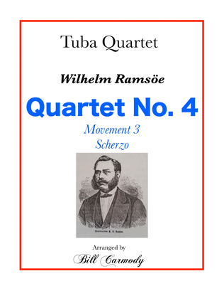 Book cover for Ramsöe Quartet No 4 mvt 3 Scherzo