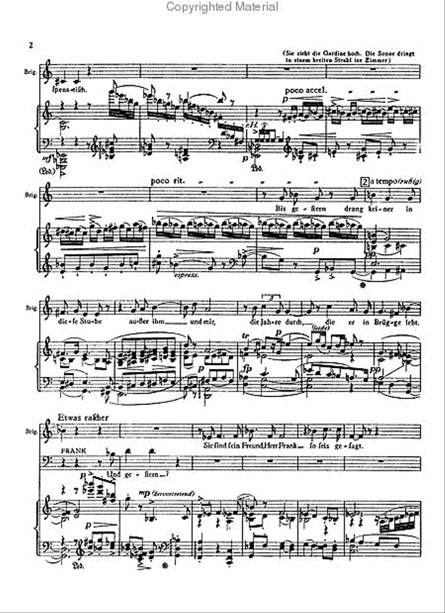 Die Tote Stadt Voice scores gallery preview page 3