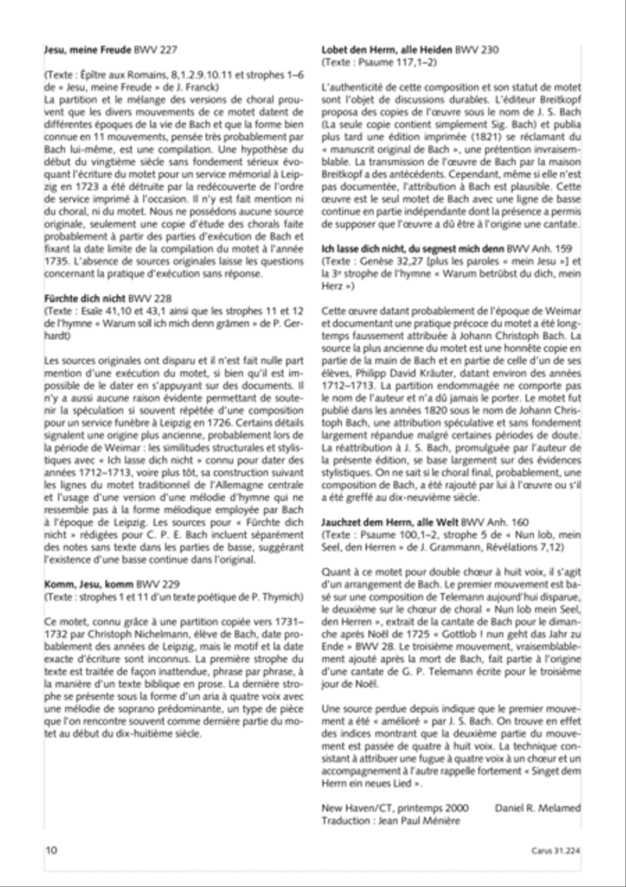 The Complete Motets (Samtliche Motetten) Choir scores gallery preview page 11