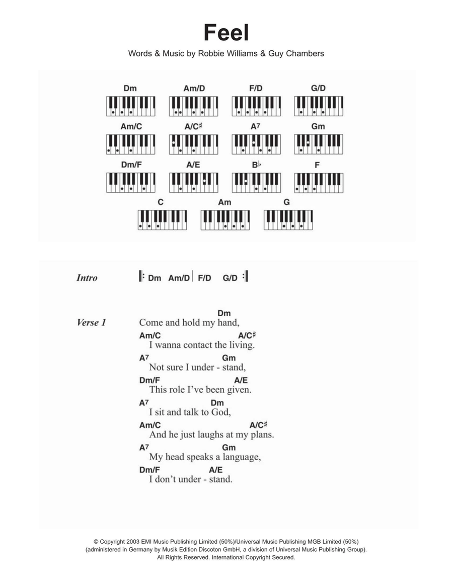 Feel Piano scores gallery preview page 1