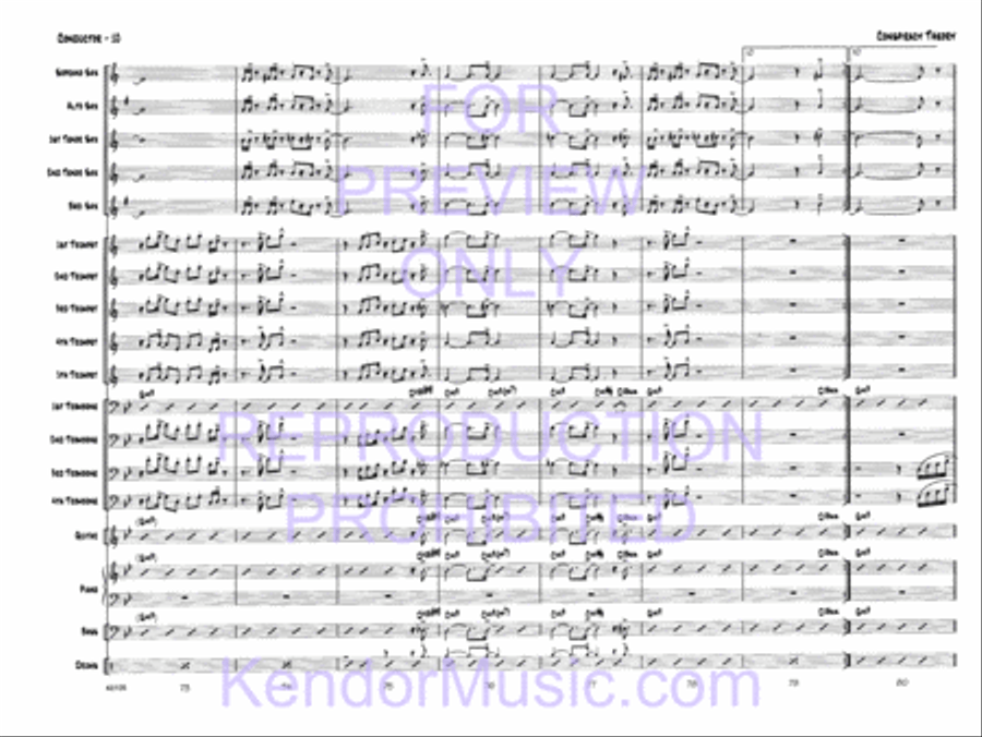 Conspiracy Theory Jazz Ensemble scores gallery preview page 12