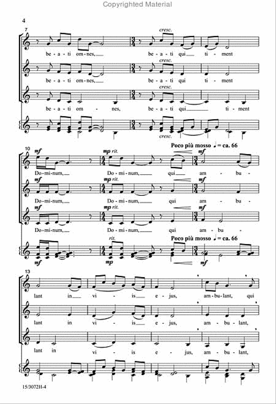 Beati Omnes SSA scores gallery preview page 3