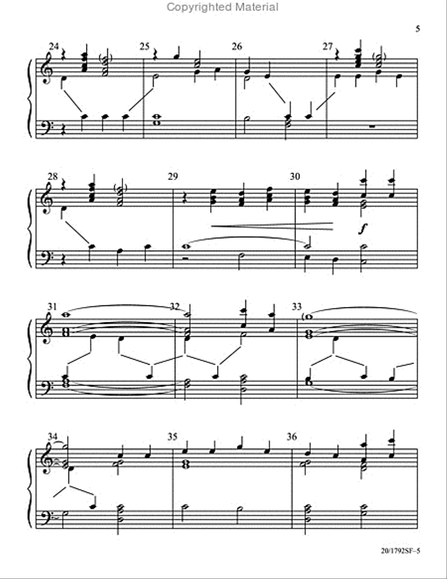 Lord, I Want to Be a Christian 3-Octaves scores gallery preview page 4
