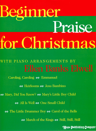 Book cover for Beginner Praise for Christmas
