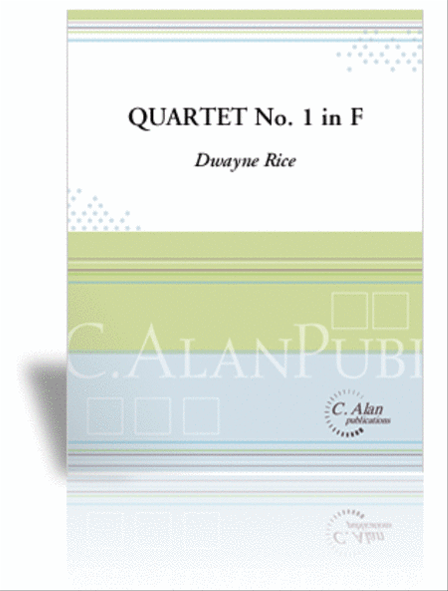 Quartet No. 1 in F