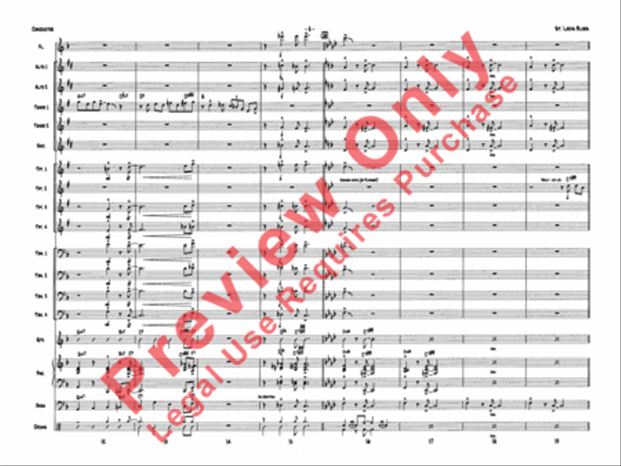 St. Louis Blues Jazz Ensemble scores gallery preview page 11