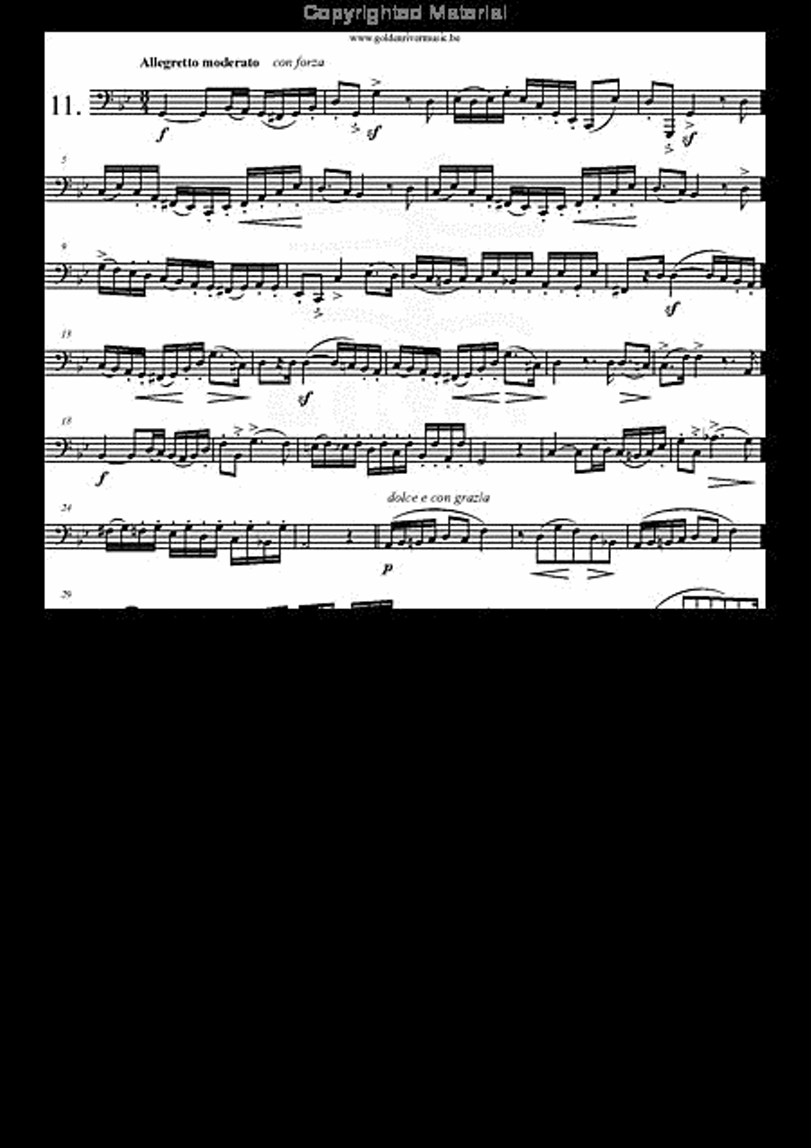 12 Etudes Tuba scores gallery preview page 12
