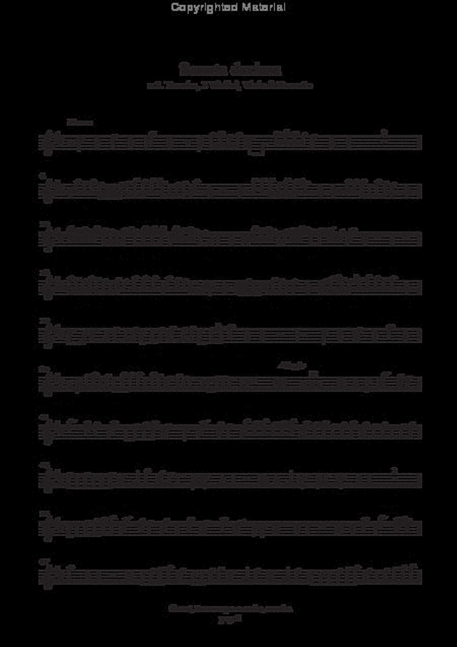 3 Sonate per tromba, archi e b.c. (Bologna, 1682) Trumpet scores gallery preview page 3