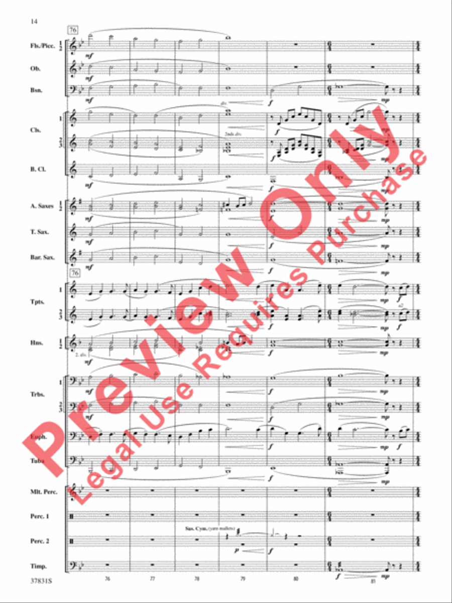 Saddle Up! Saddle Up! Concert Band scores gallery preview page 15