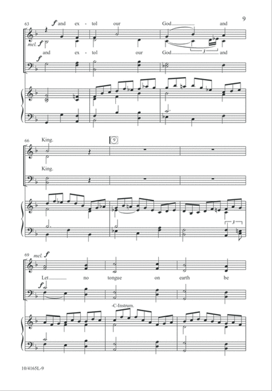Joy of Every Longing Heart 4-Part scores gallery preview page 10