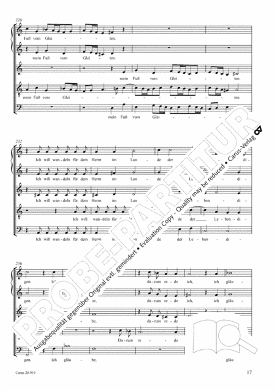 Opera varia I. Works with 1-7 parts (Complete edition, vol. 19) [Werke mit 1-7 obligaten Stimmen] Score scores gallery preview page 74