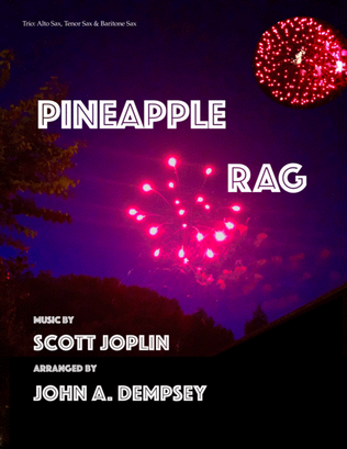 Book cover for Pineapple Rag (Sax Trio: ATB)