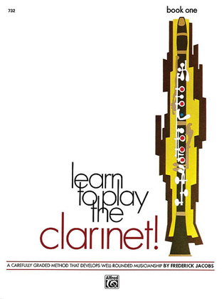 Book cover for Learn to Play Clarinet, Book 1