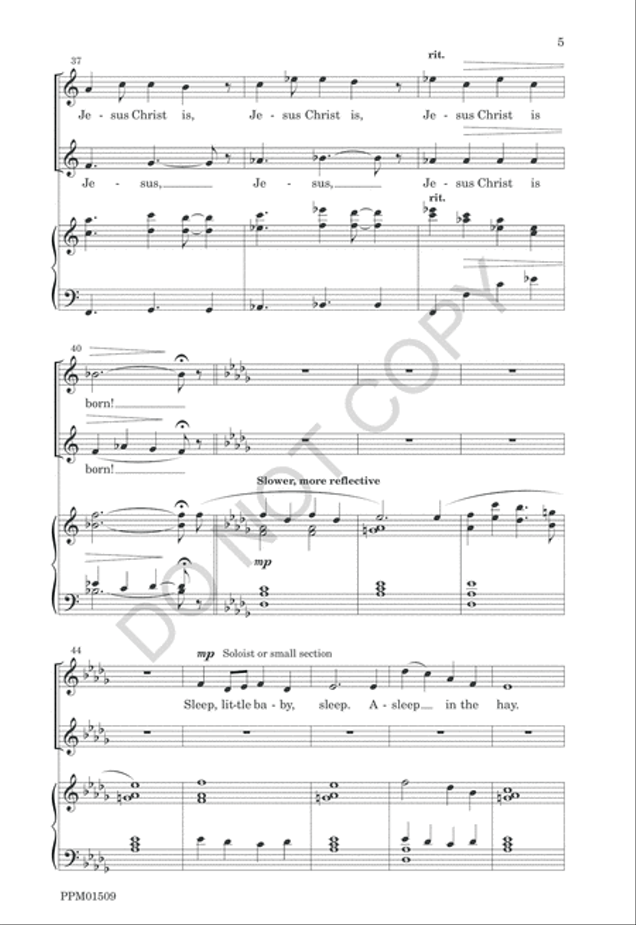 Go, Go to Bethlehem! 2-Part scores gallery preview page 8