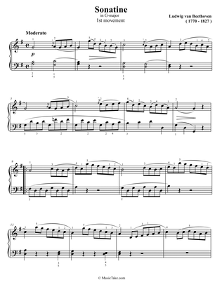 Beethoven Sonatina in G Major 1st movement