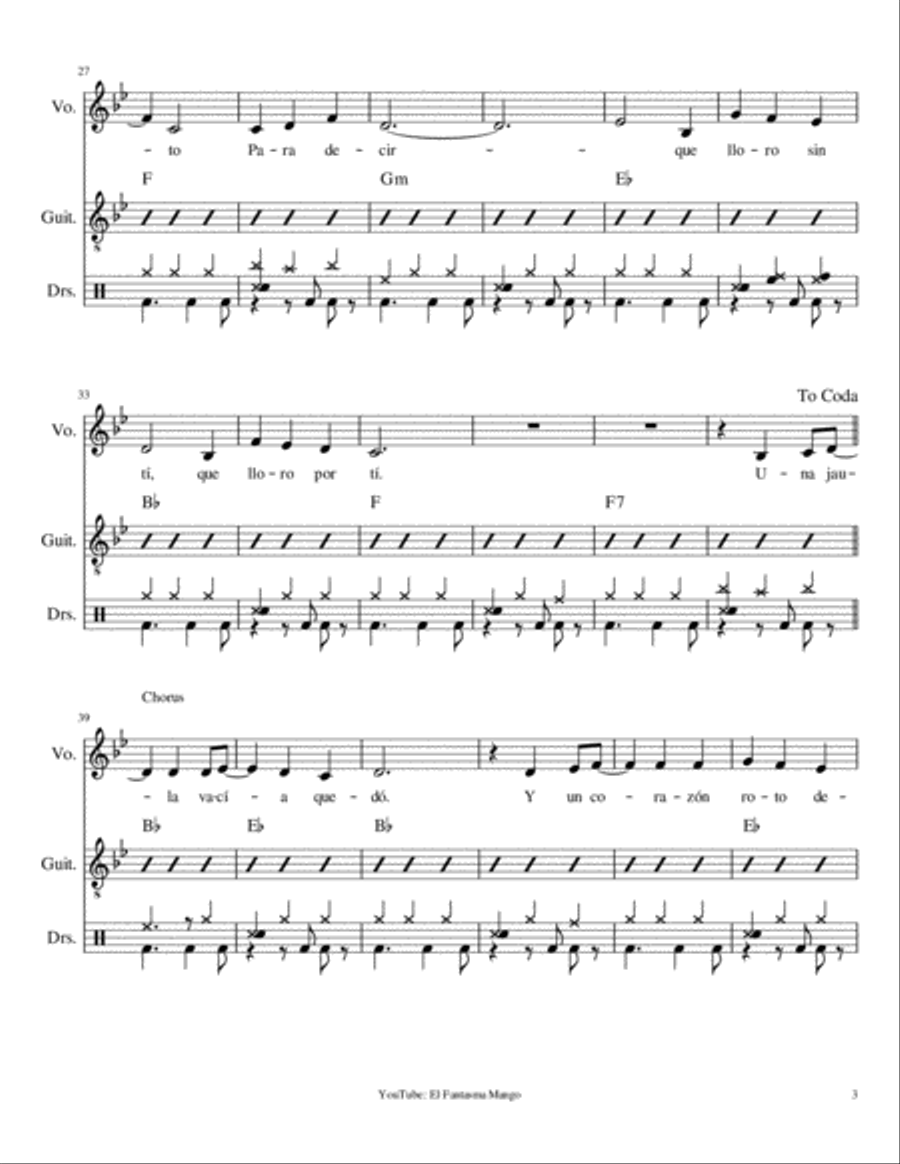 Jaula Vacía Large Ensemble scores gallery preview page 3
